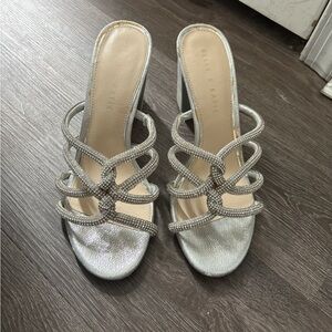 Kelly & Katie Silver Heels